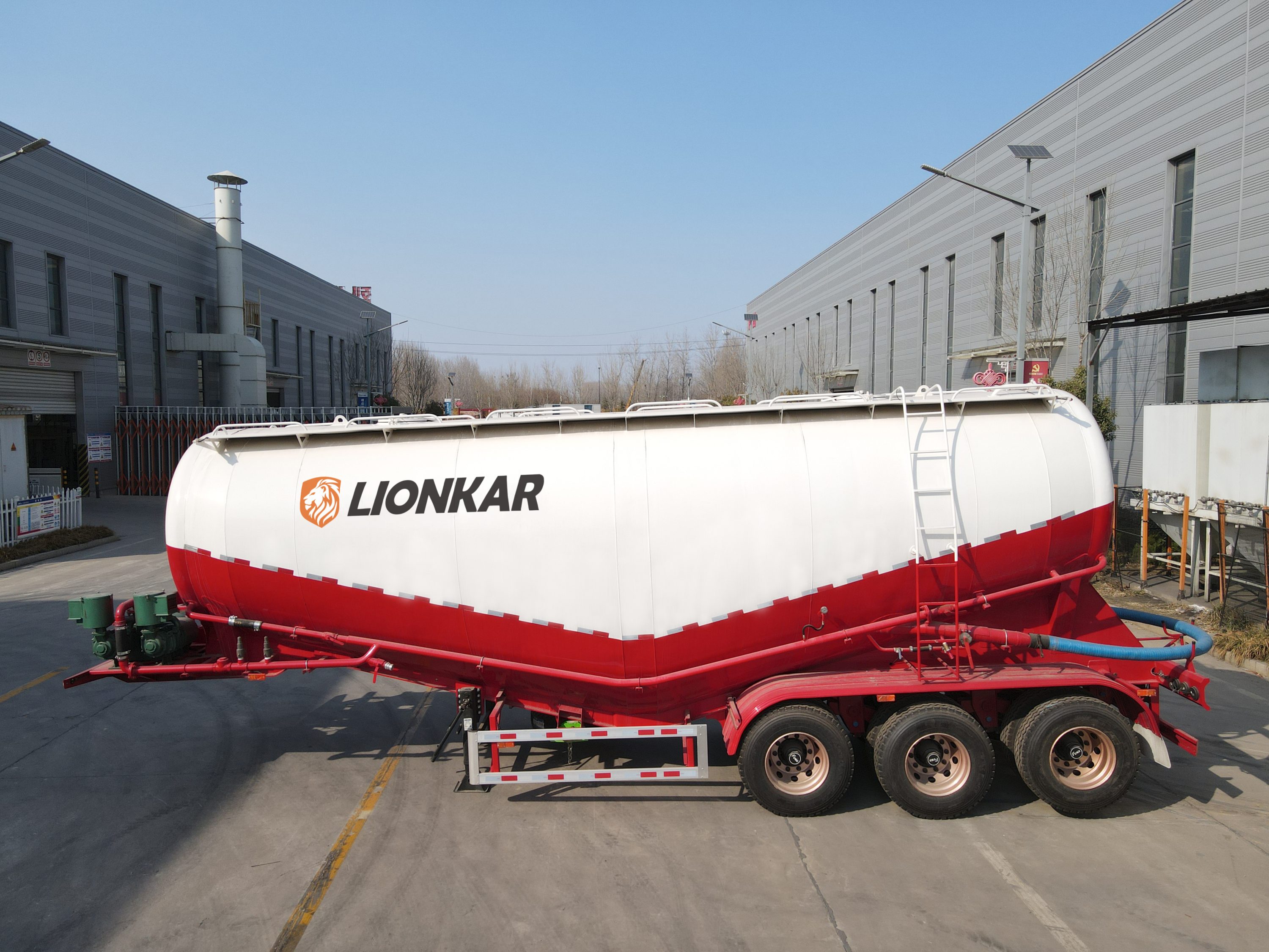35 Cube Cement Tanker Truck Trailer in Tanzania