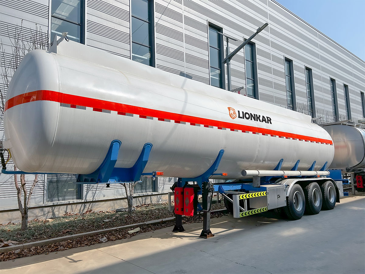 30000 - 90000 Liters Fuel Tank Trailer in Tanzania