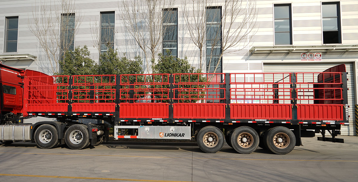 50 Ton Fence Semi Trailer in Tanzania