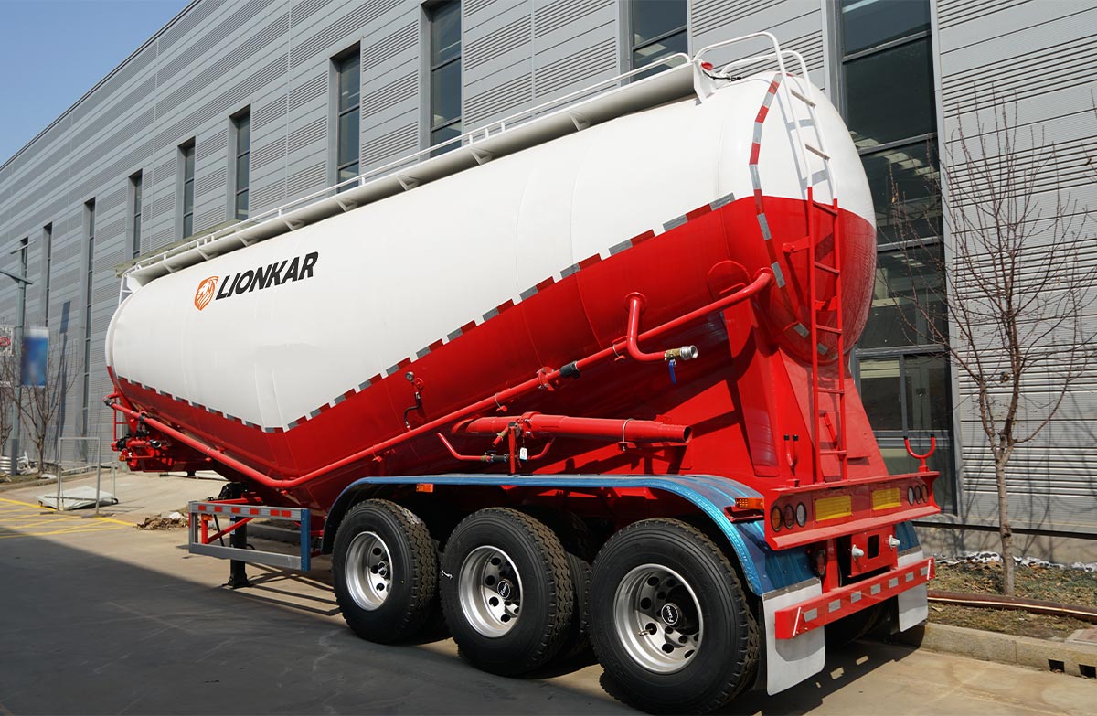 30-70 cbm bulk cement trailer in Tanzania