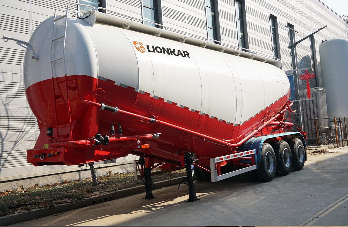 30-70 cbm bulk cement trailer in Tanzania