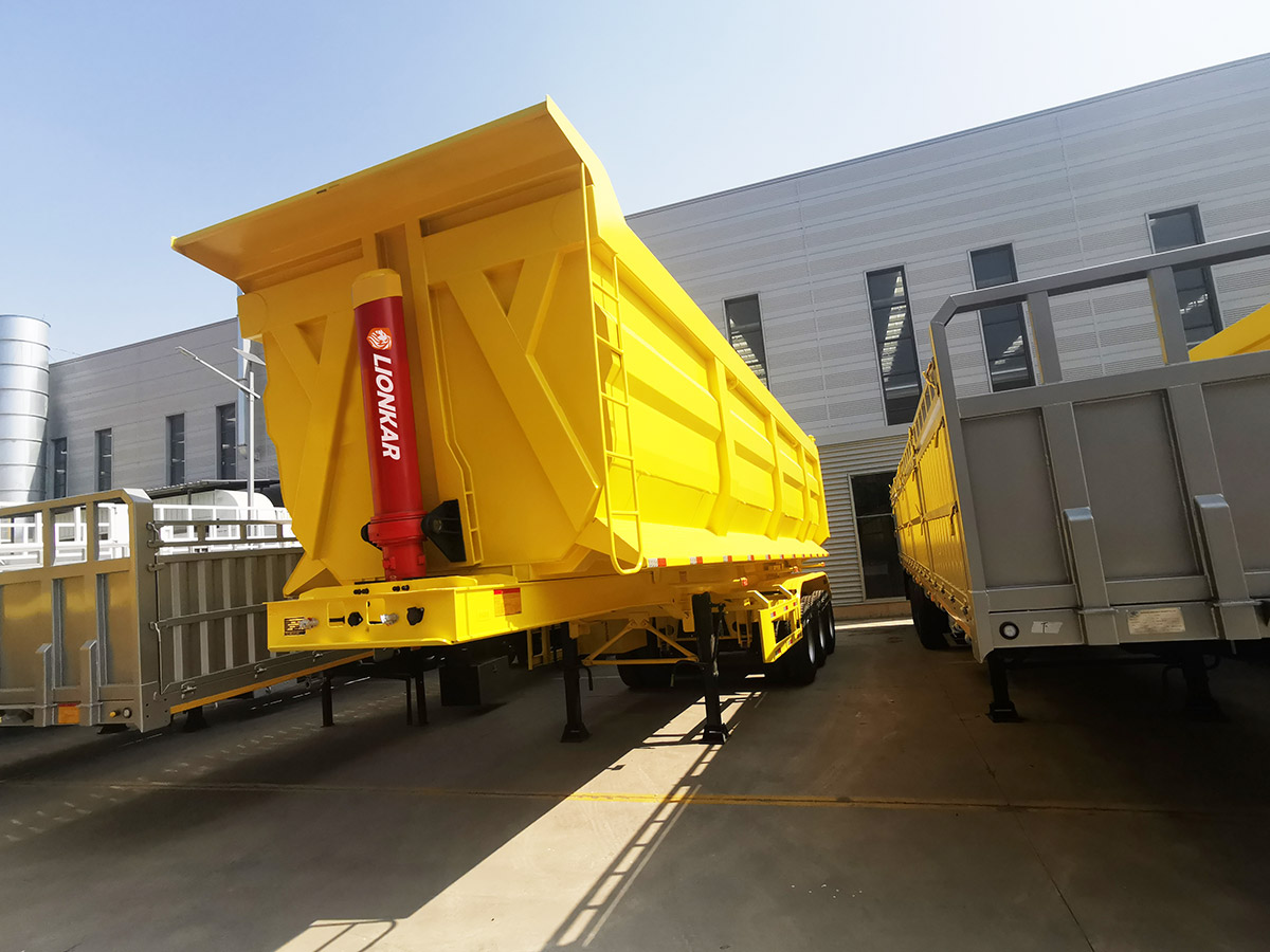 Hydraulic U-shaped Semi Dump Trailer