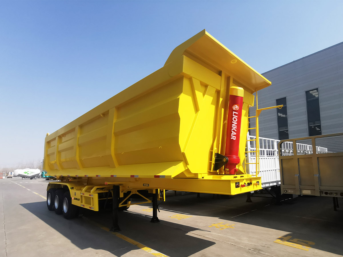 Hydraulic U-shaped Semi Dump Trailer