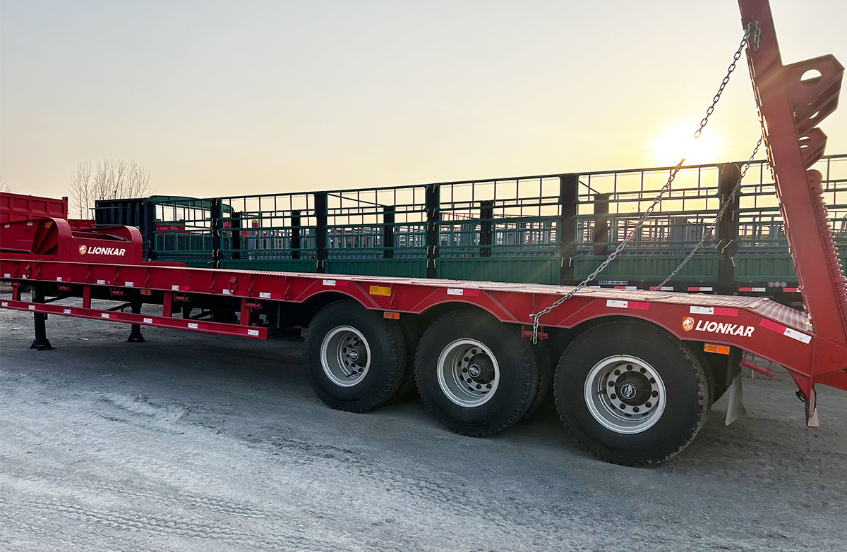 Low Bed Semi Trailer in Tanzania