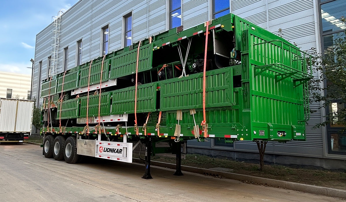 3 Axles 30 Ton Fence Cargo Semi Trailer in Dar es Salaam