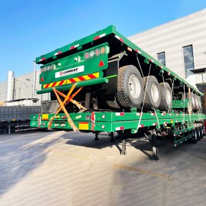 3-axle 30t 40FT flatbed trailer