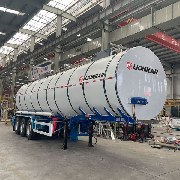 3 Axle 40000L Stainless Steel Insulated Tank Trailer