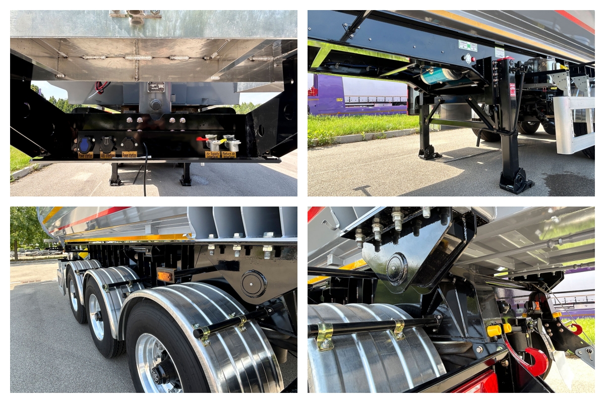 3-Axle 40-Ton U-Type Dump Trailer for Efficient Transportation4
