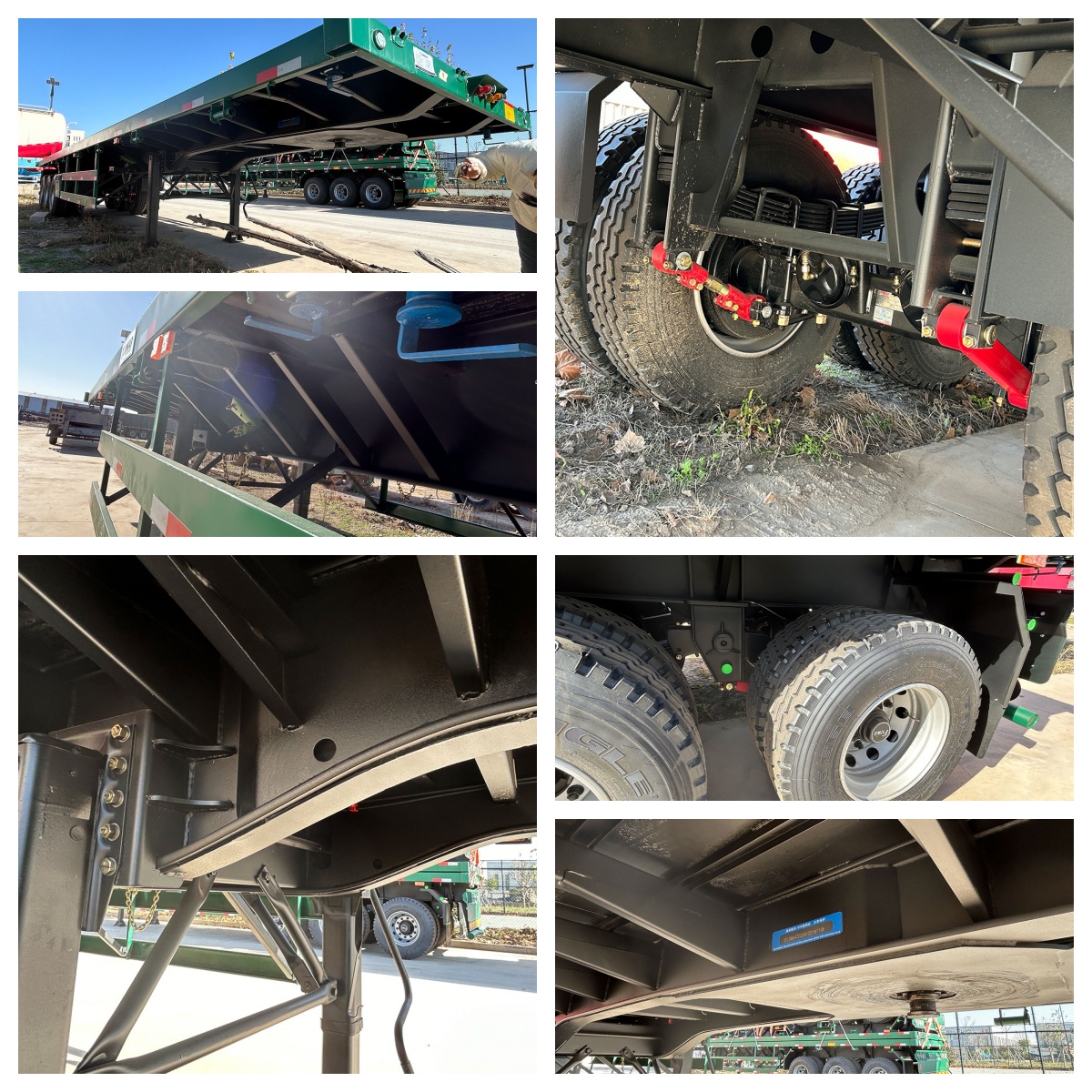 3-axle 30t 40FT flatbed trailer in Dar es Salaam