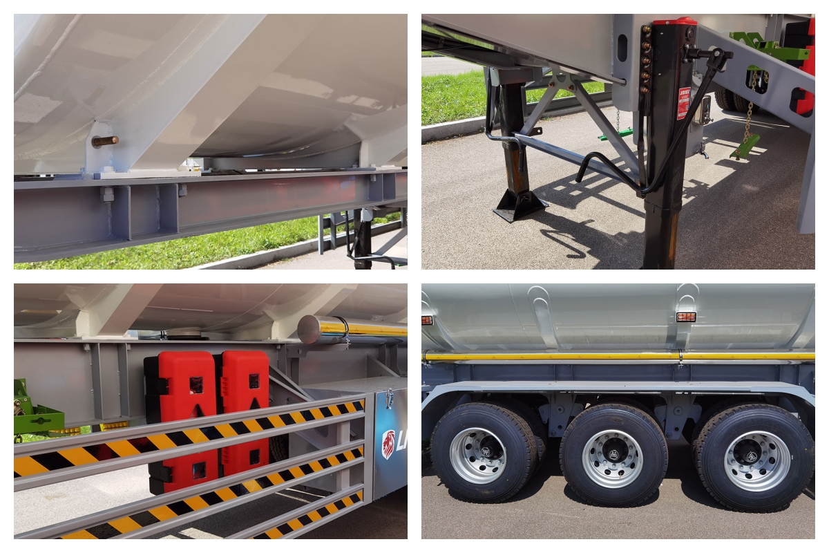 Removable Tank Oil Petrol Fuel Stainless Steel Tanks Tanker Truck Trailers for Sale in Tanzania