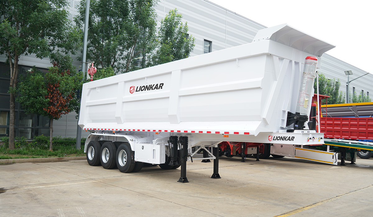 U-Shaped 3 Axle Rear Dump Trailer Is Strong and Durable2
