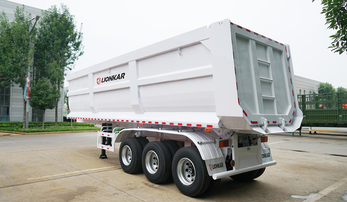 U-Shaped 3 Axle Rear Dump Trailer Is Strong and Durable3
