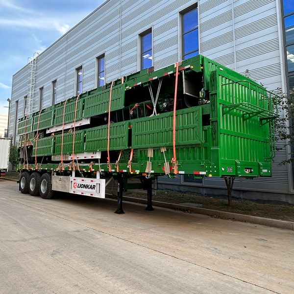 3 Axles 30 Ton Fence Cargo Semi Trailer