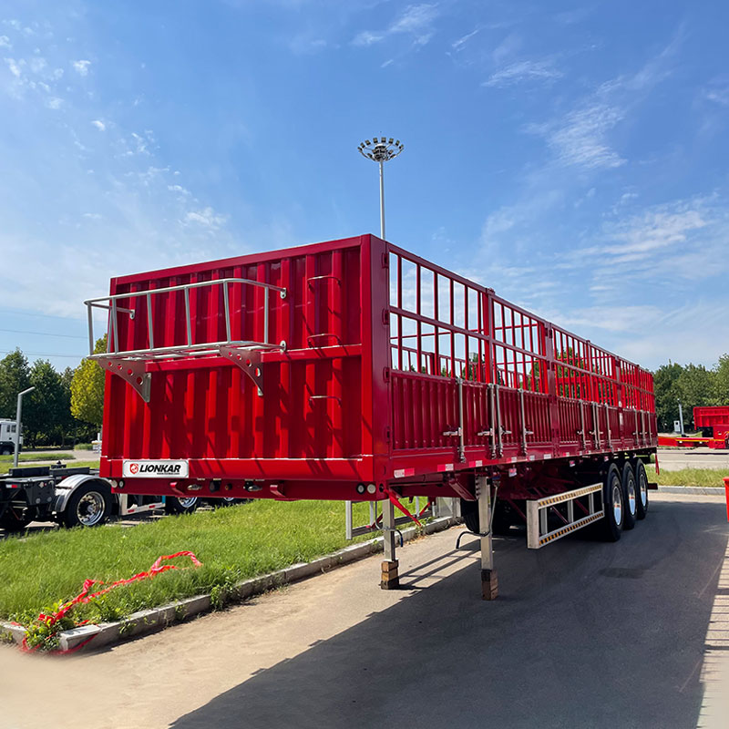 3 Axle 60T Fence Truck Trailer for Sale
